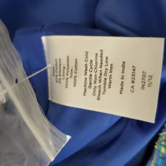 New Talbots Turquoise Sheath Dress size 14w - Picture 3 of 3